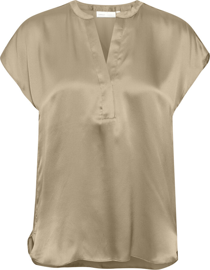 InWear LiraIW Leonore Top Premium - 100% Silk Cobblestone