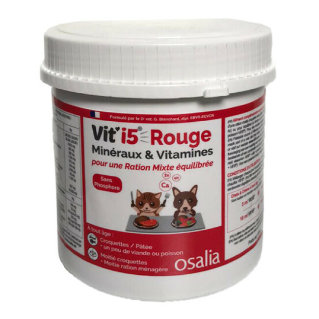 VIT'I5 Rouge complément alimentaire pour chien ou chat