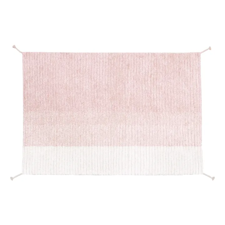 Lorena Canals Tapis réversible Gelato  | Rose pâle