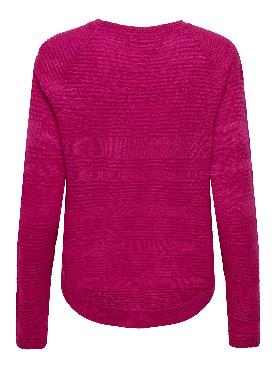ONLCAVIAR Strickpullover Cerise