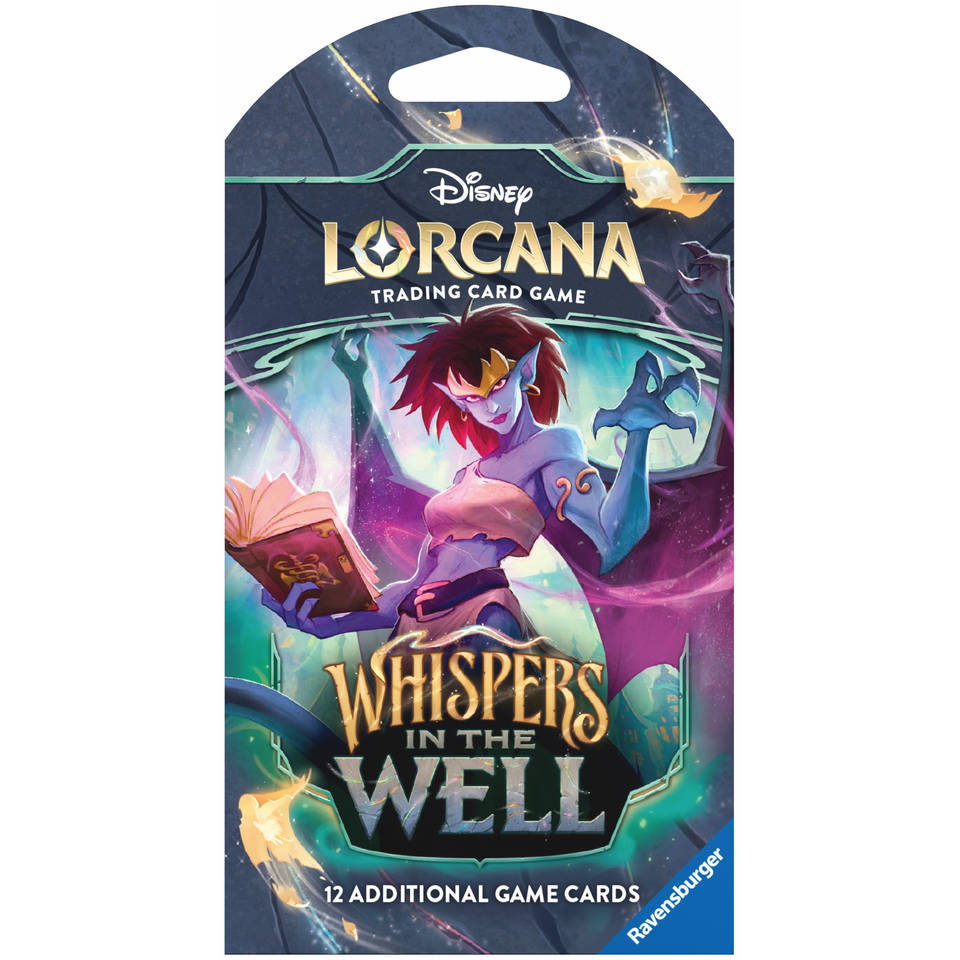 Disney Lorcana TCG Whispers in the Well sleeved booster