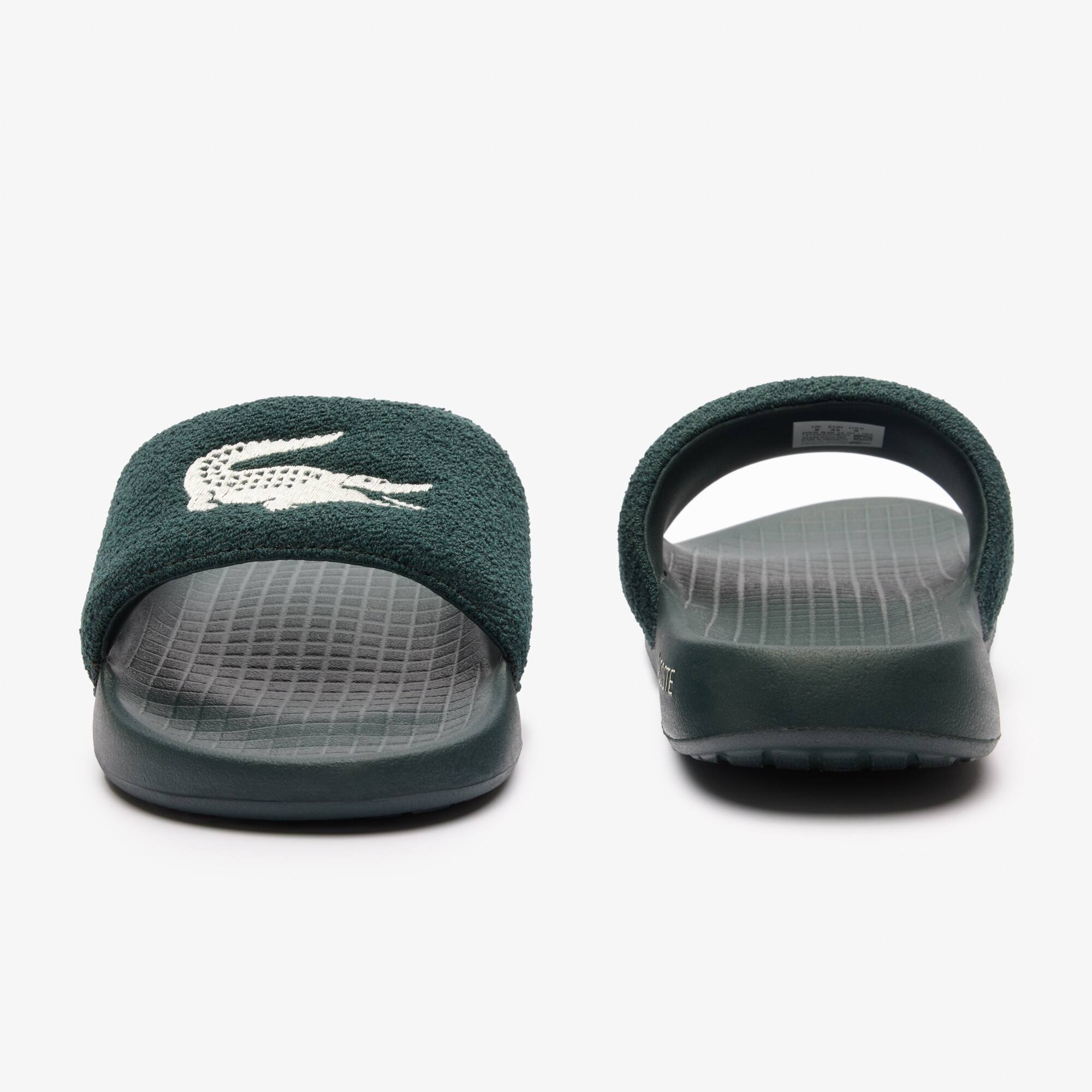 Claquettes Serve Slide 1.0 homme Claquettes & Sandales - Vert - Lacoste - Homme