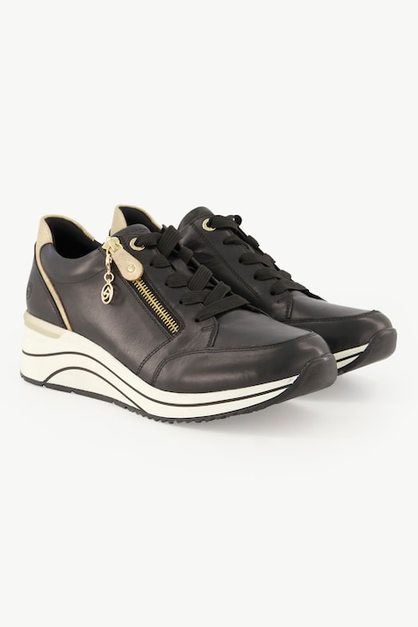 Leder-Sneaker, Remonte Zipper, Weite H