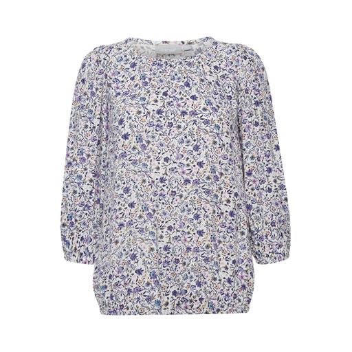 Fransa Blomsterprint Bluse, Birch Mix, S