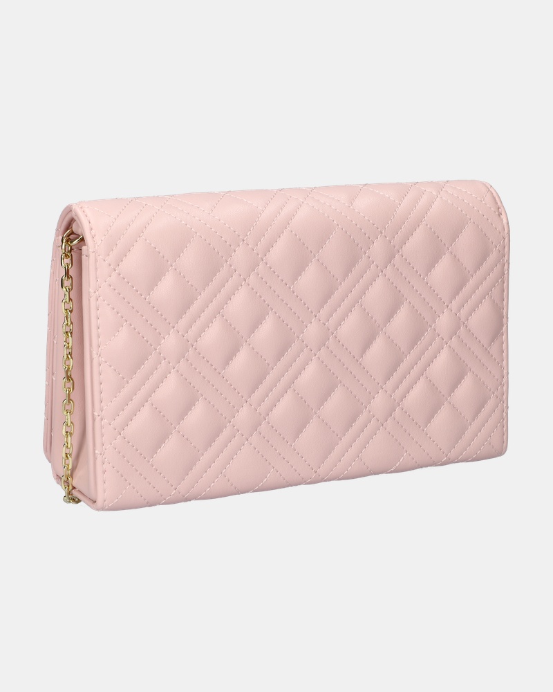 Love Moschino Smart Daily Bag Quilted Handtas  - roze