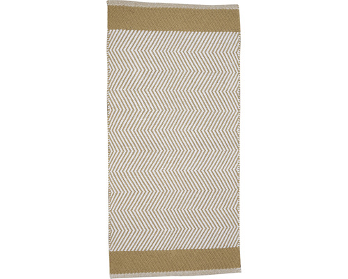 Marcel patchwork vloerkleed, beige-wit, 50x80 cm