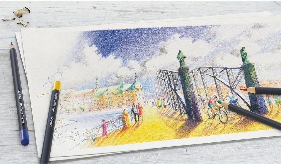 Faber-Castell - Goldfaber Farveblyanter, Metalæske med 36 stk (114736)