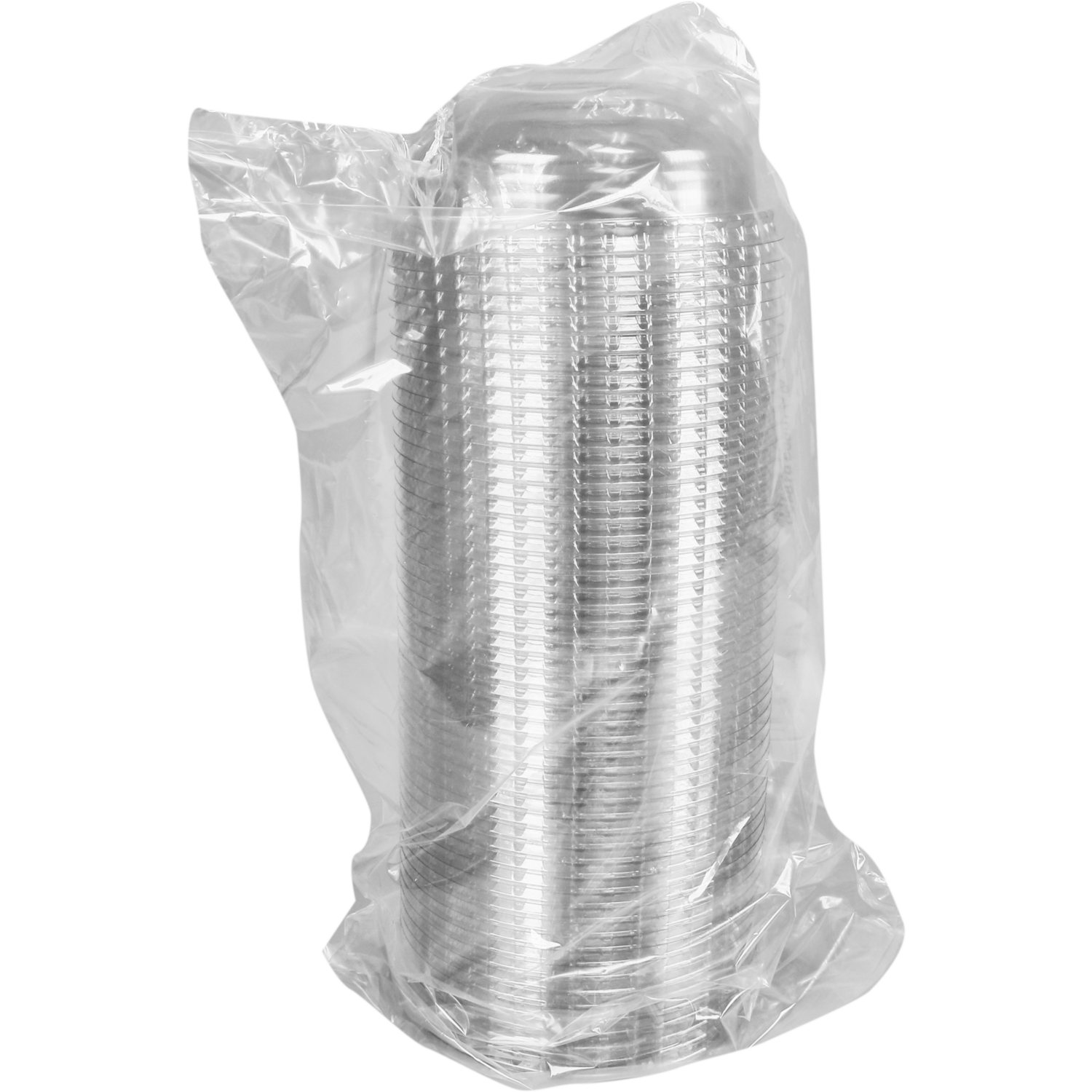 Deksel, Gerecycled PET, dome, Ø95mm, transparant