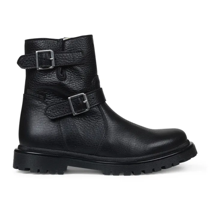 Angulus Bottines Zip Fourrées | Noir