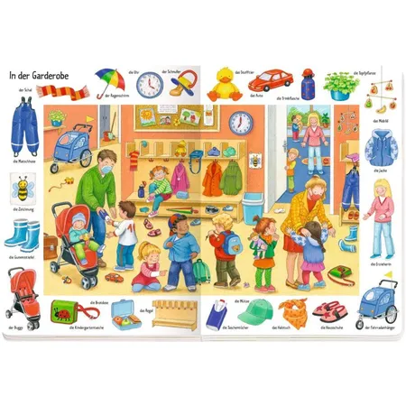 Coppenrath Verlag Bilder suchen - Wörter finden: Im Kindergarten