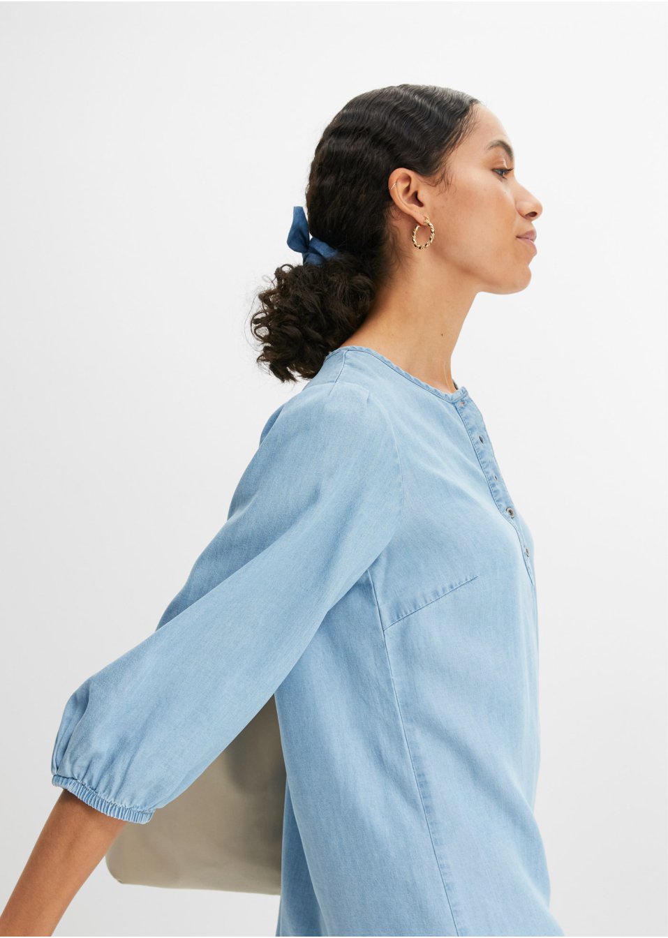 Robe en jean en Lyocell