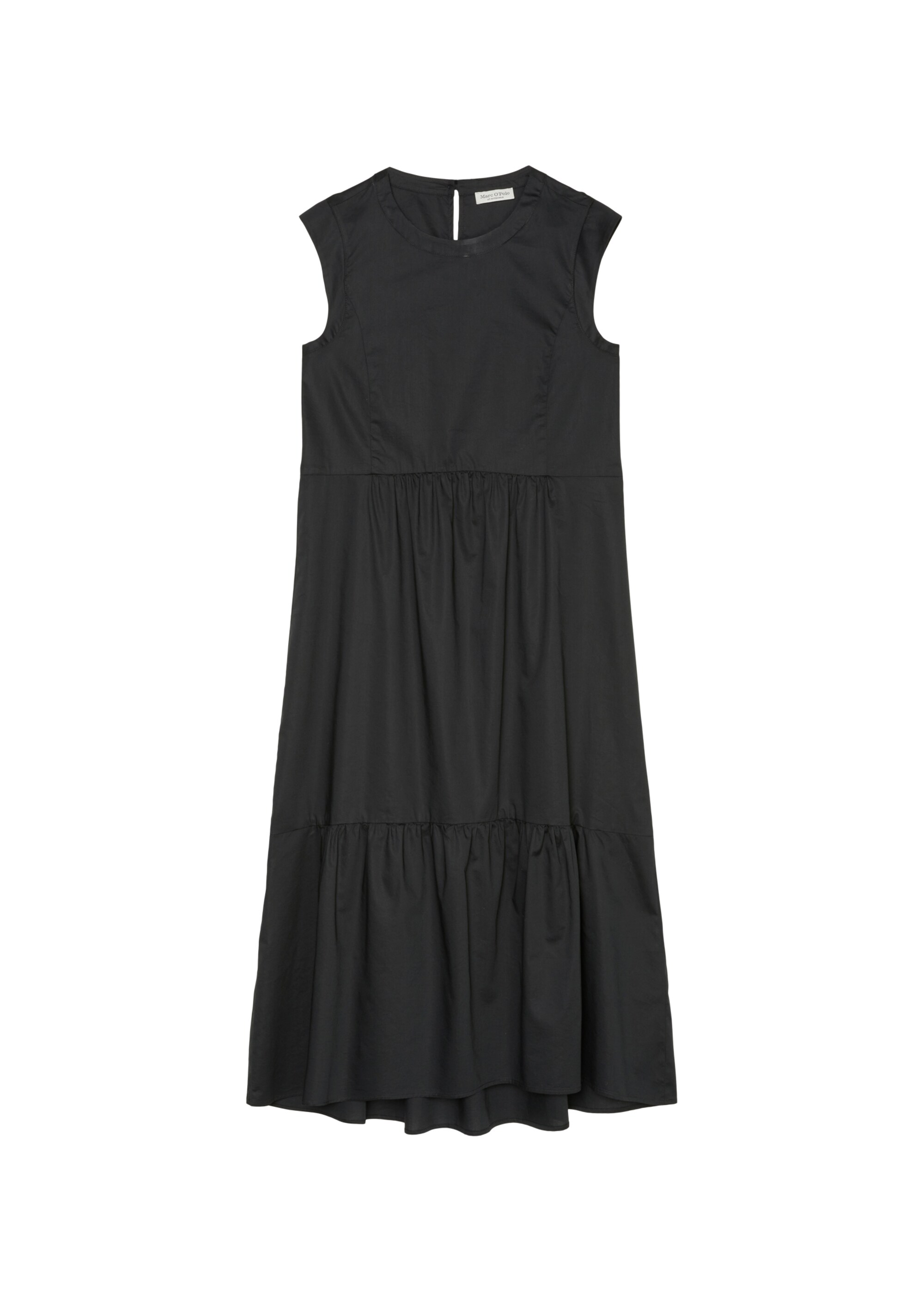 Stufenkleid shapedaus Baumwoll-Lyocell-Popeline