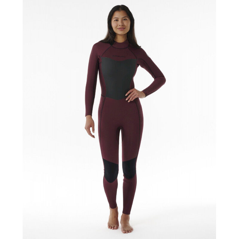 Women Dawn Patrol 4/3 Back Zip Sublimed Wetsuit - Combinaison de surf femme