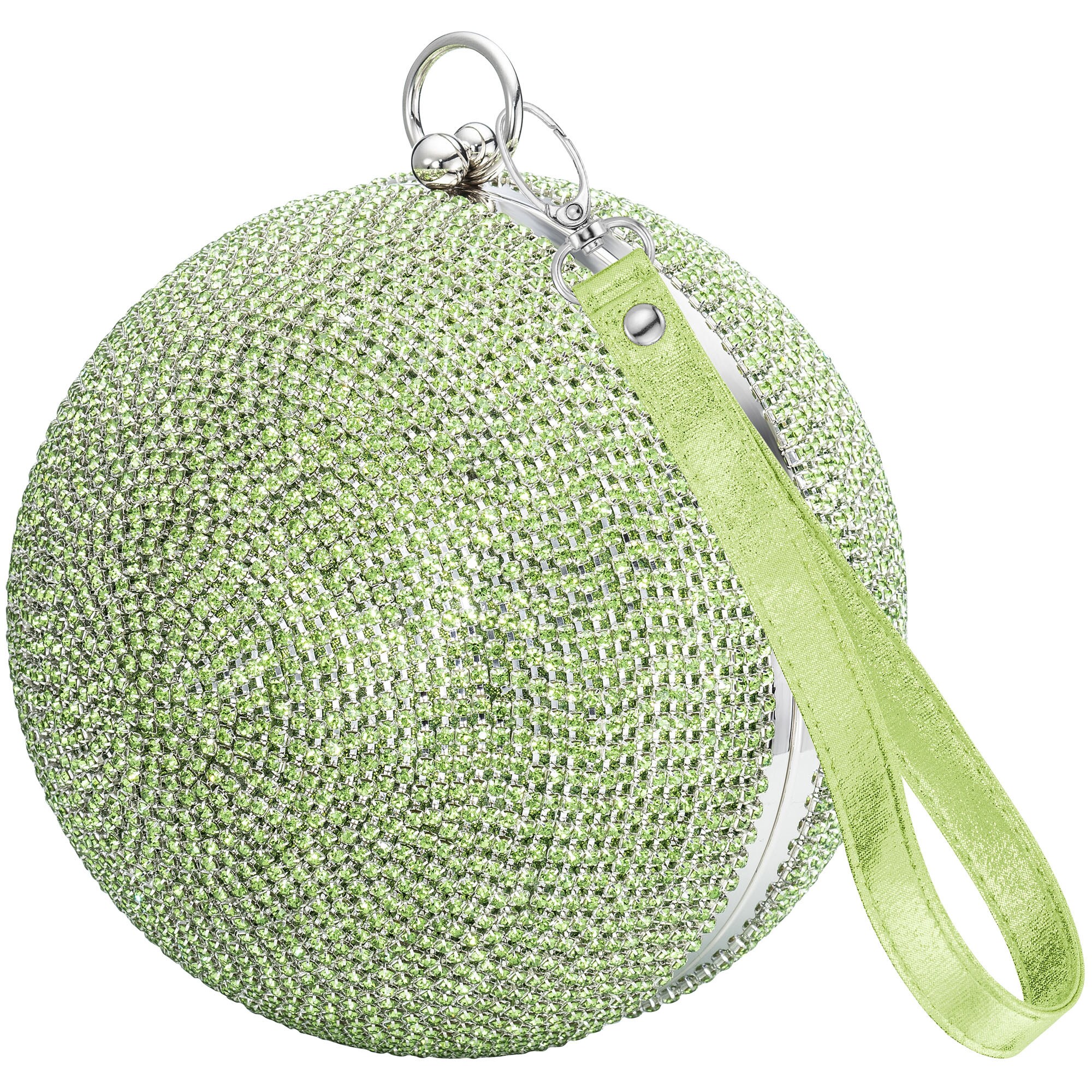 Julie Julsen Handbag Metall mit Zirkonia grün