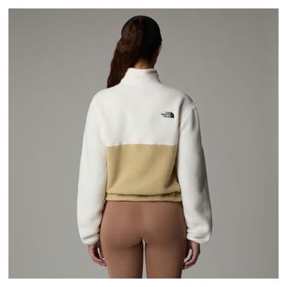 Polaire Femme The North Face Yumiori 1/4 Zip Beige/Blanc