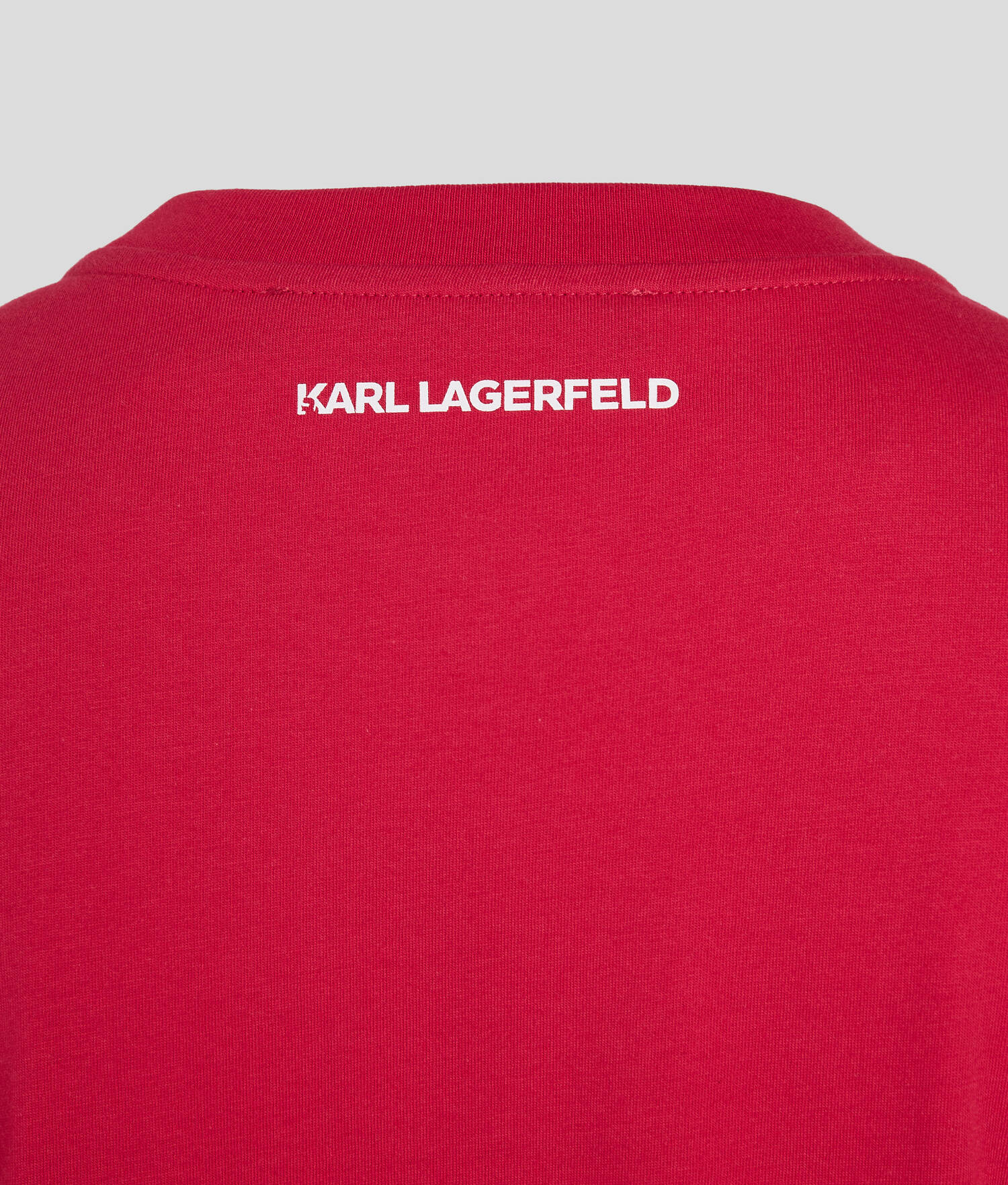 T-SHIRT AVEC GALON À LOGO KARL