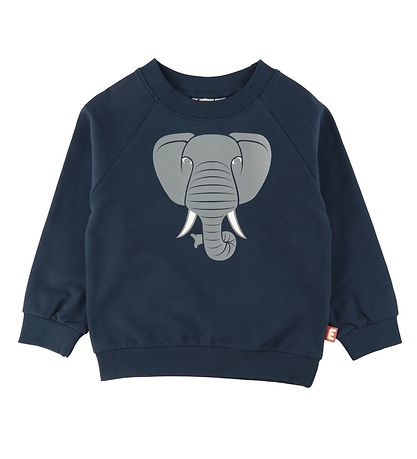 TIERE Sweatshirt - DYRBellow - Navy m. Elefant