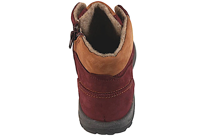 NEW FEET STØVLE I RØDT NUBUCK