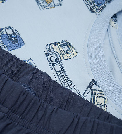 Minymo Shorts Set - T-Shirt/Shorts - Skyway m. LKWs