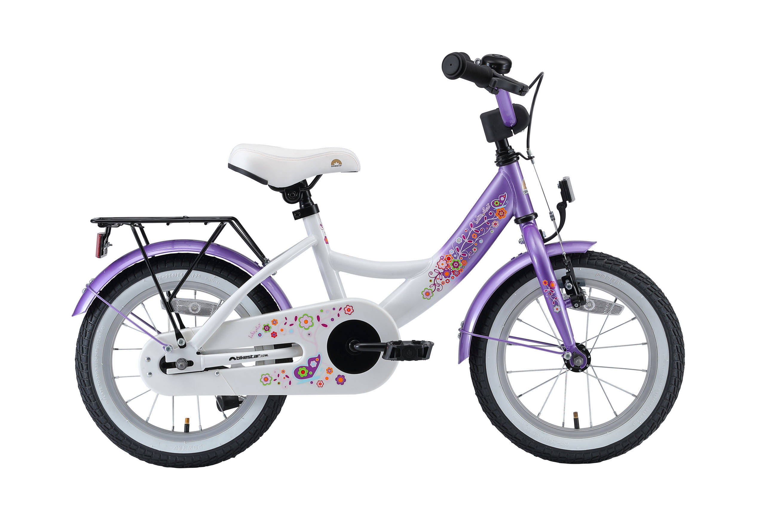 BikeStar Classic kinderfiets 14 inch lila