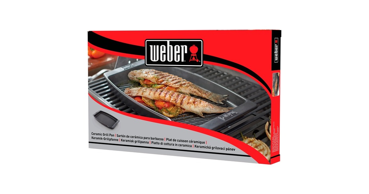 WeberKeramische grillpan bak-/braadpan  (Antraciet)