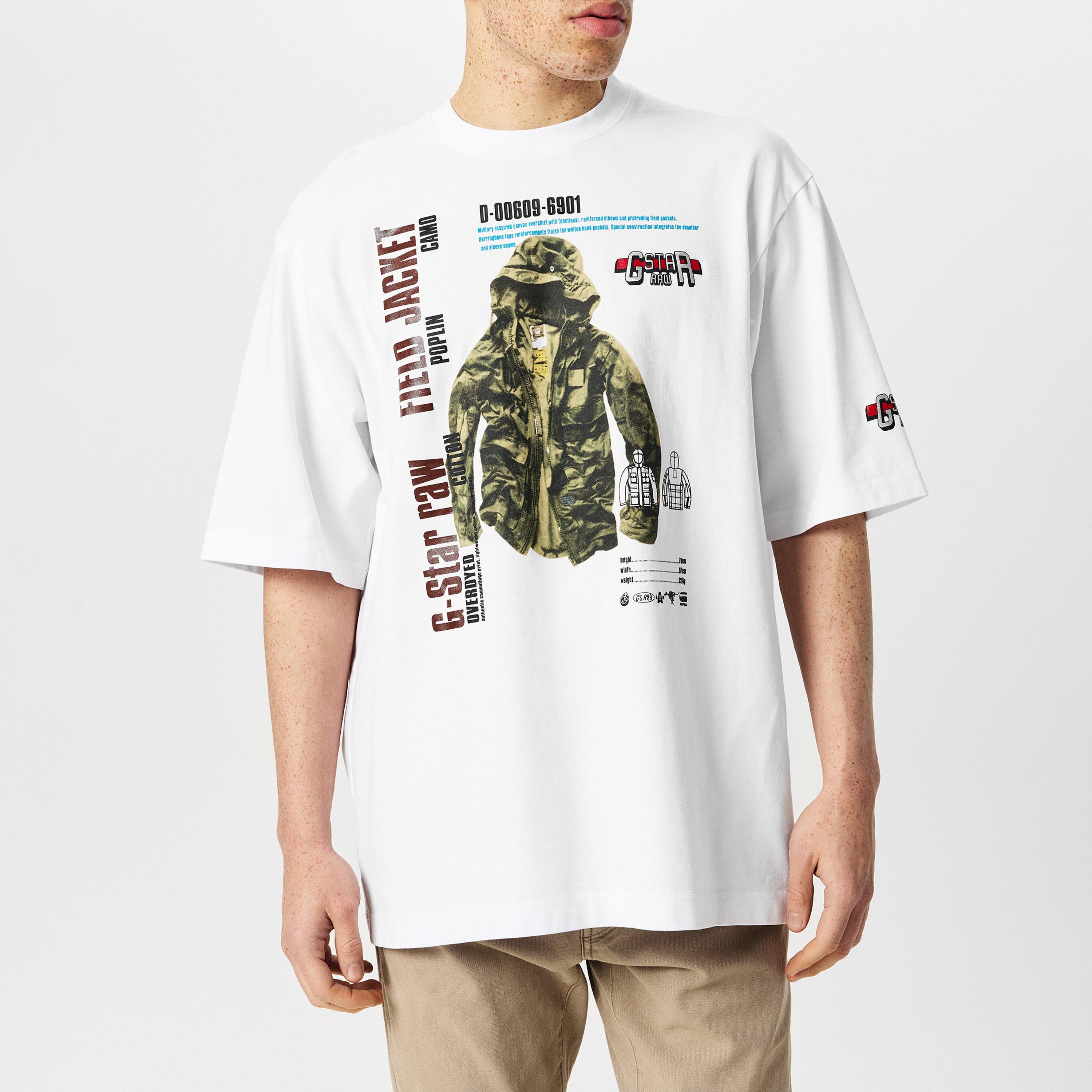 G Star Modelkit Print Boxy T Shirt