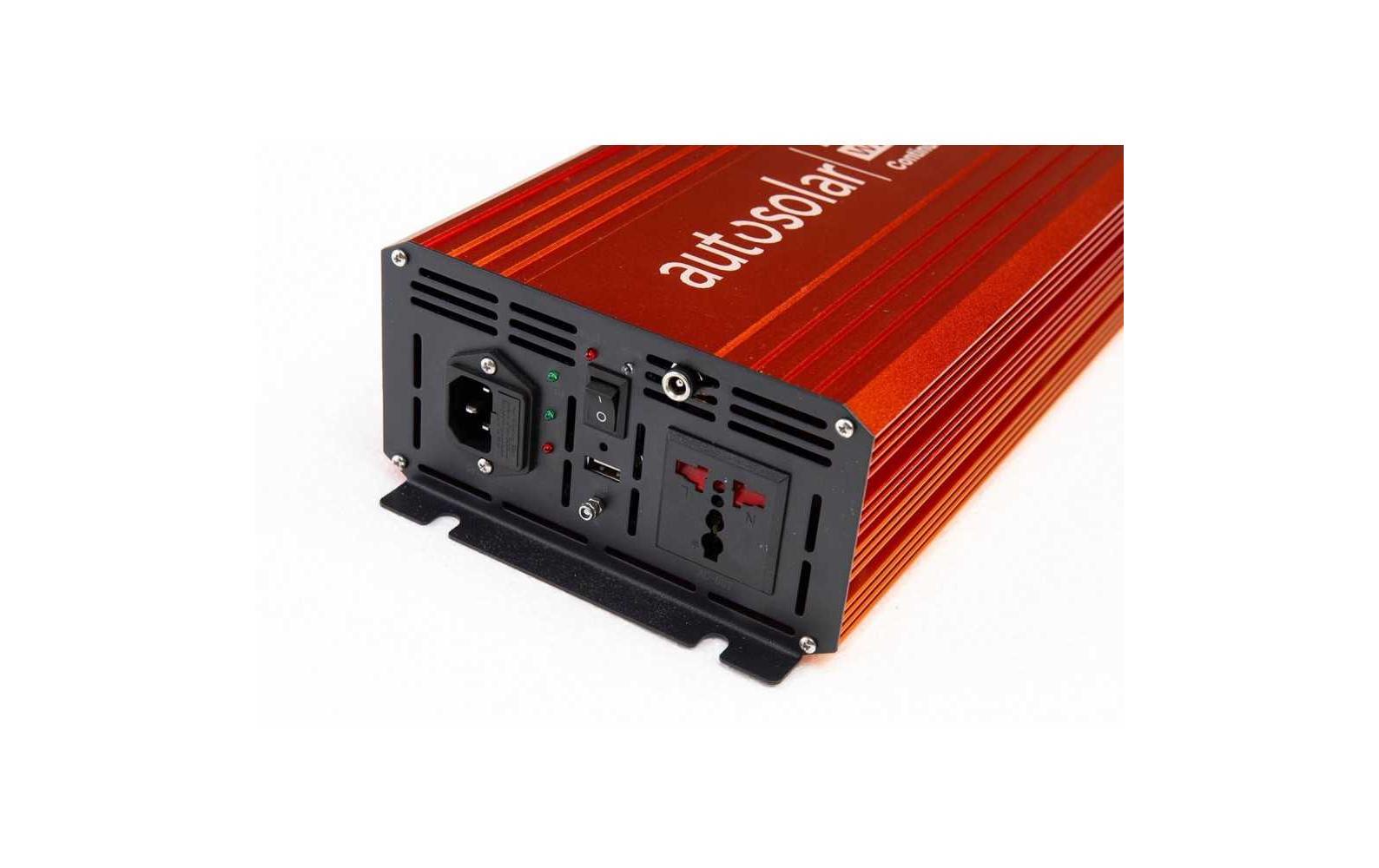 Wechselrichter mit bypass 24 V DC zu 230 V AC 2000 W<br>Wechselrichter mit Automatischer Umschaltung bei Ausfall