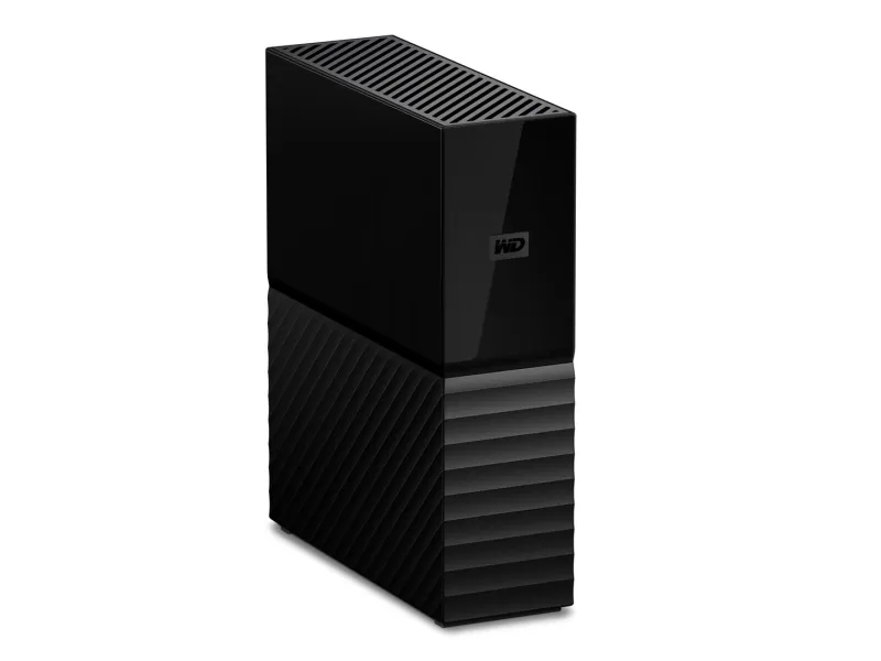 WD My Book WDBBGB0080HBK - Harddisk - krypteret - 8 TB - ekstern (stationær) - USB 3.0 - 256-bit AES - sort
