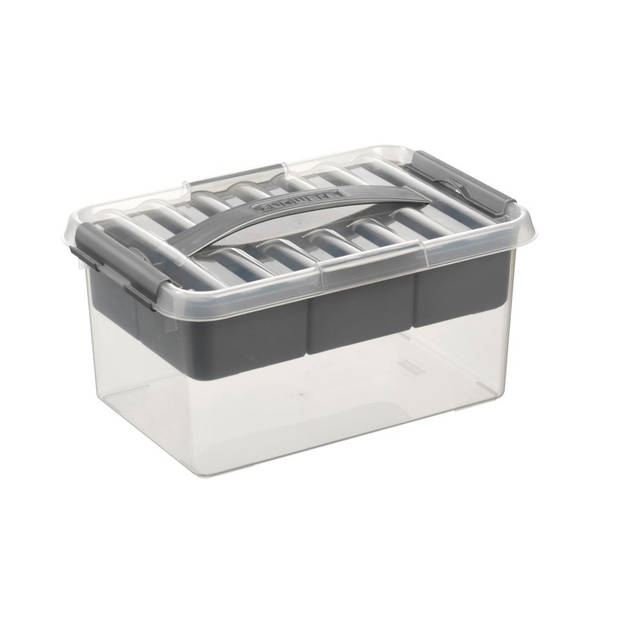 Sunware Q-line multibox 6 liter + inzetbakje met vakverdeling