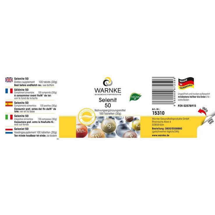 Selenit 50 Tabletten, 100 St