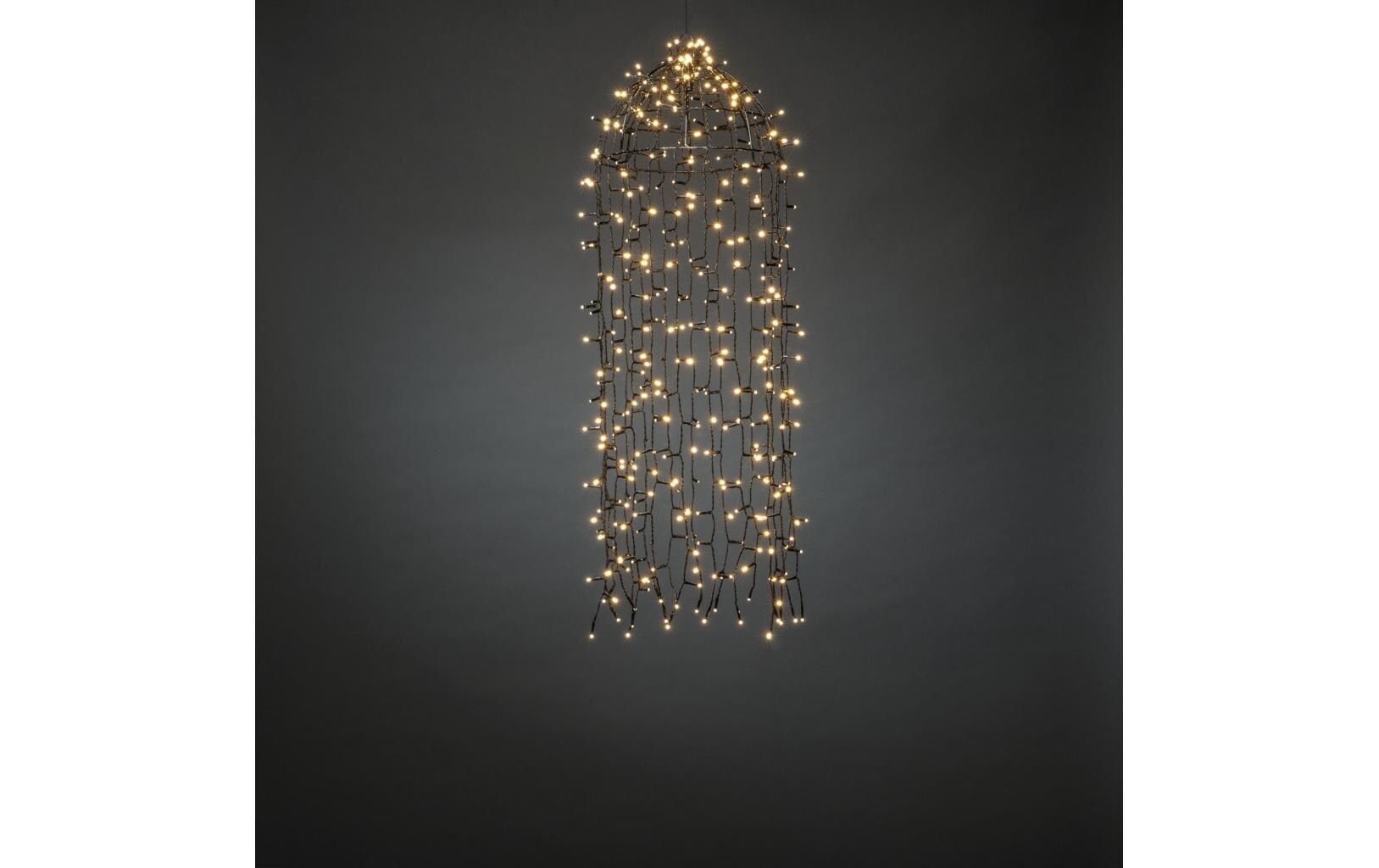 LED-Lichtervorhang Qualle, 400 LED, 0.95 m, OutdoorDekorationsbeleuchtung mit 400 LEDs