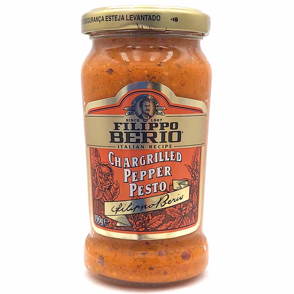 Filippo Berio - Gegrilltes Paprikapesto - Chargrilled Pepper Pesto - 190g MHD:5.4.25