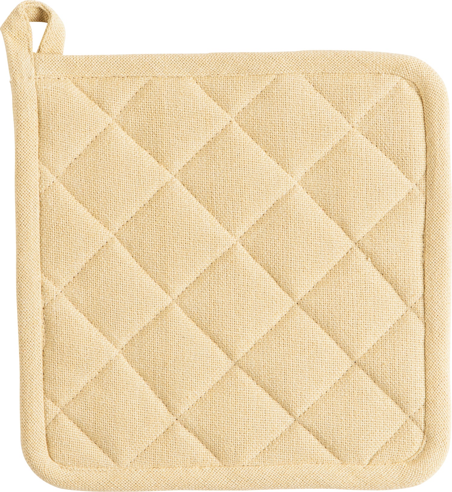 Linen & More pannenlap Indi geel 46 x 46 cm