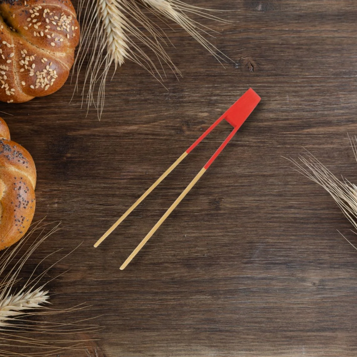 Pince de cuisine aimantée en bois Wood Edition Fackelmann