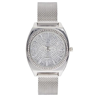 Montre à quartz en acier inoxydable - Argenté