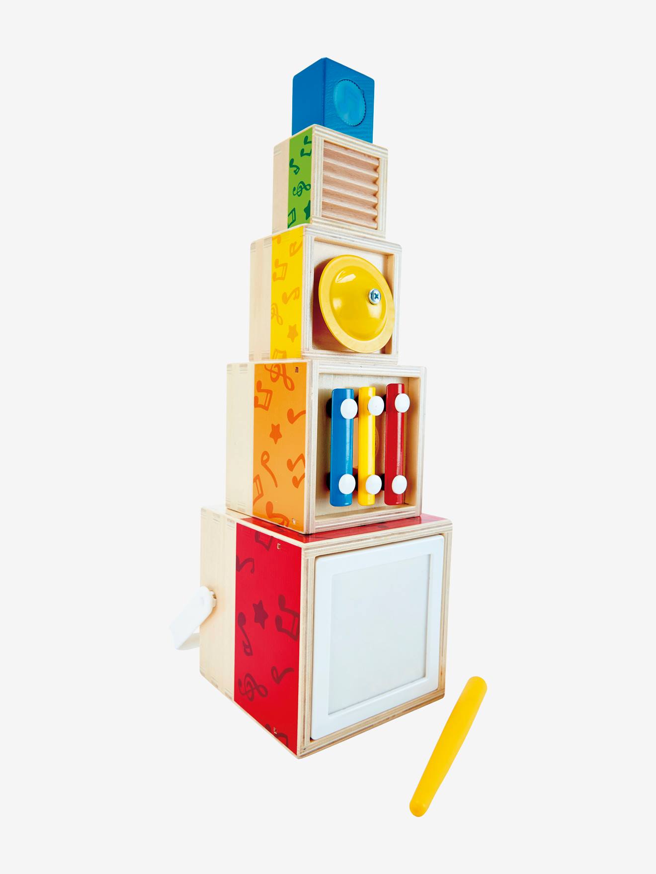 caixas de encaixe musicais vermelhas HAPE