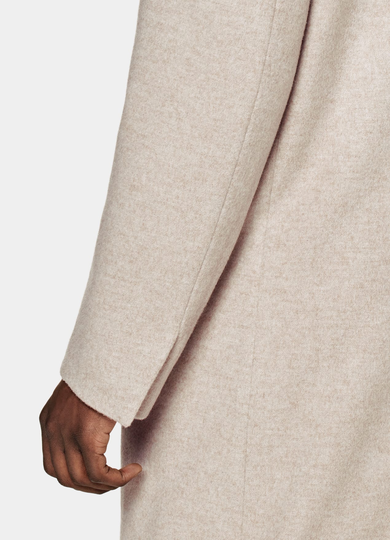 Manteau long sable