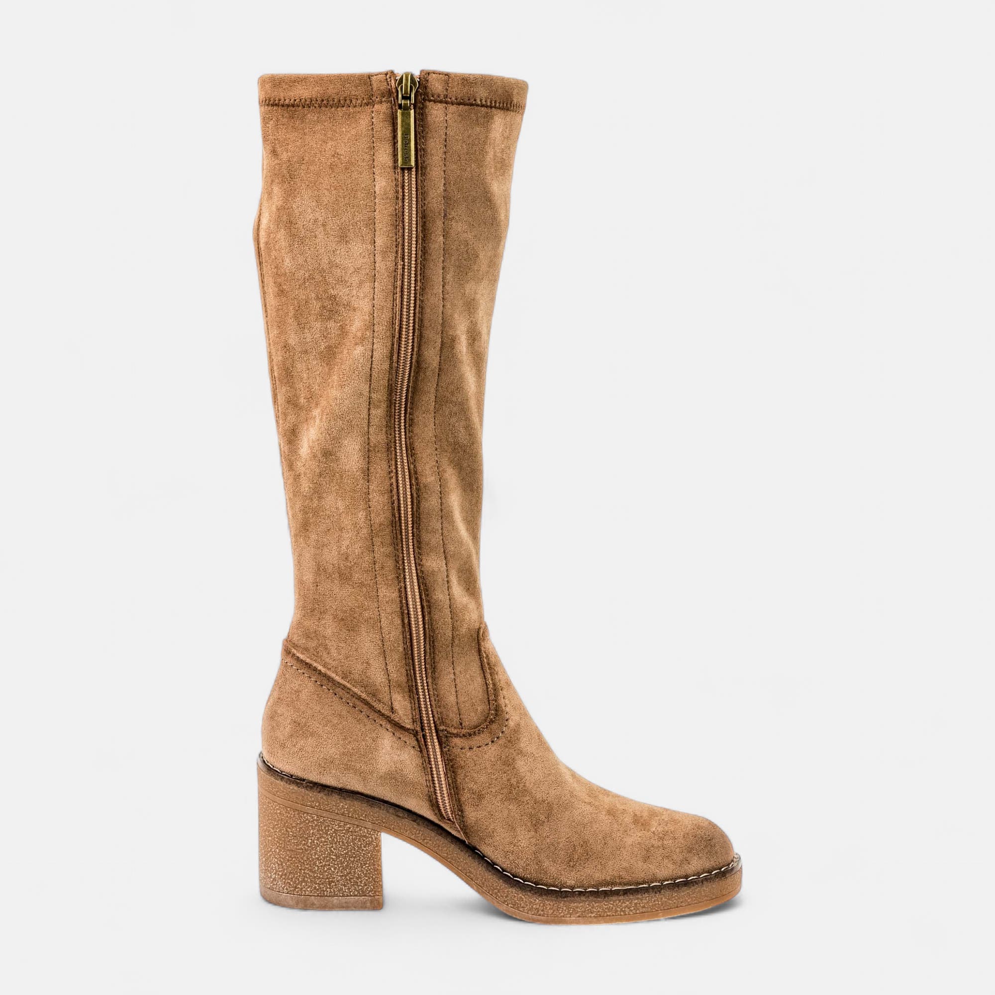 Bottes à talon Femme beige