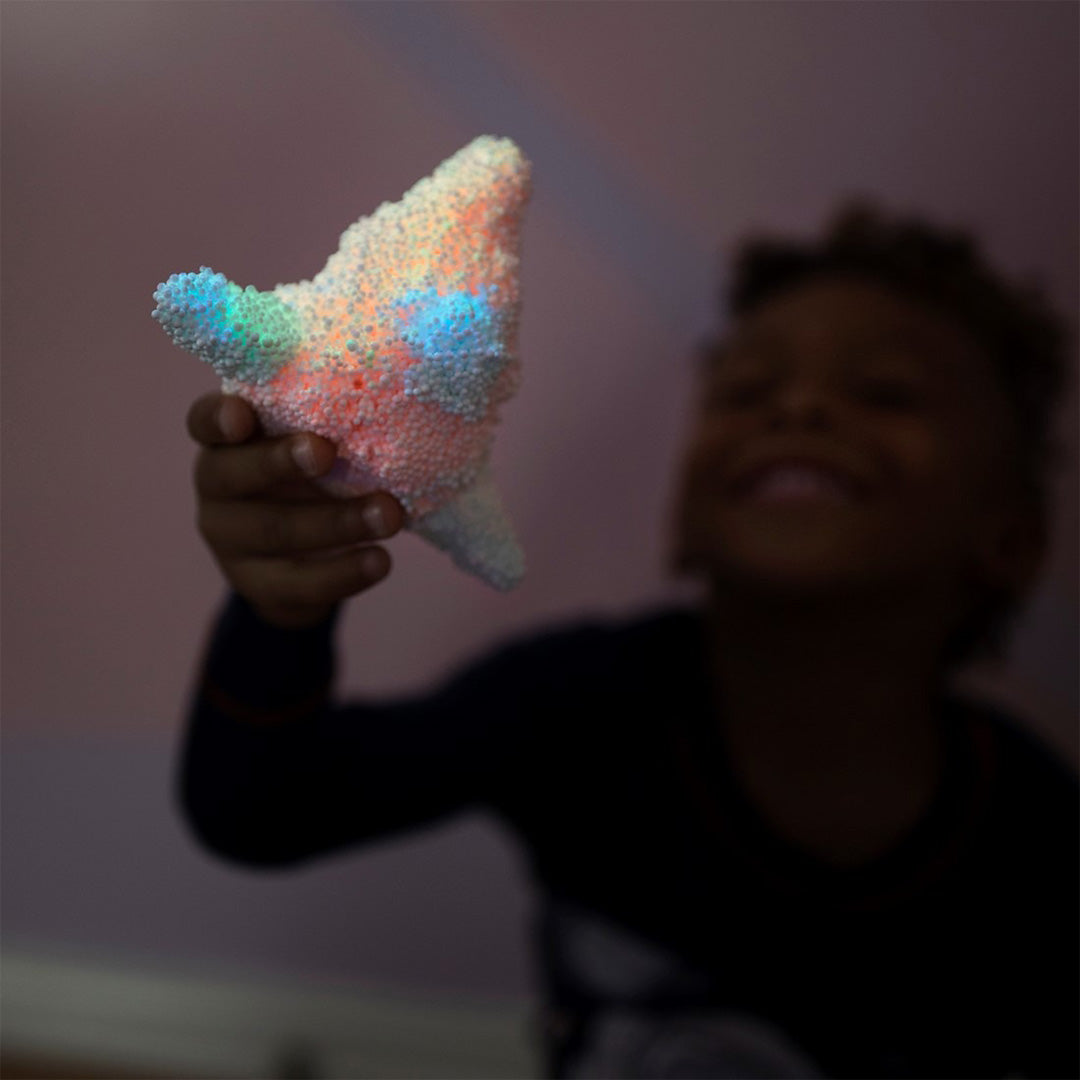 learning resources playfoam - glow in the dark - 4 kleuren