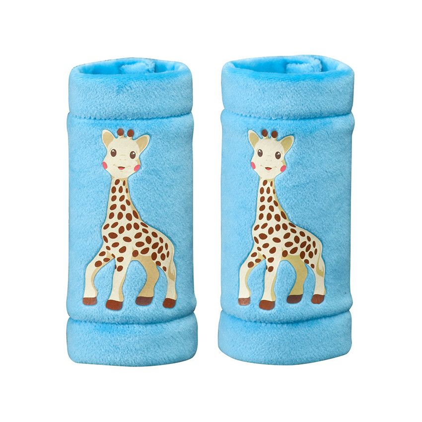 Protège-ceintures Sophie la girafe – Bleu - Bleu ou Jaune