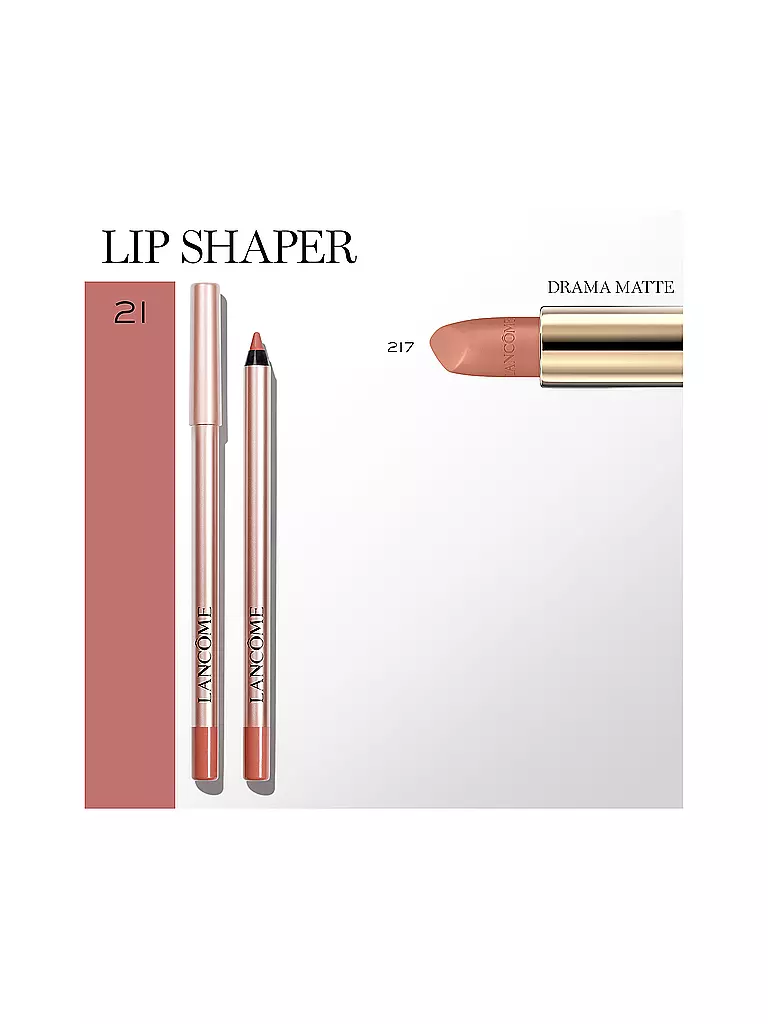 LANCÔME Lippenkonturenstift - Lip Idôle Lip Shaper Creamy Matte Lip Liner (21 Shade-throwing Beige) camel