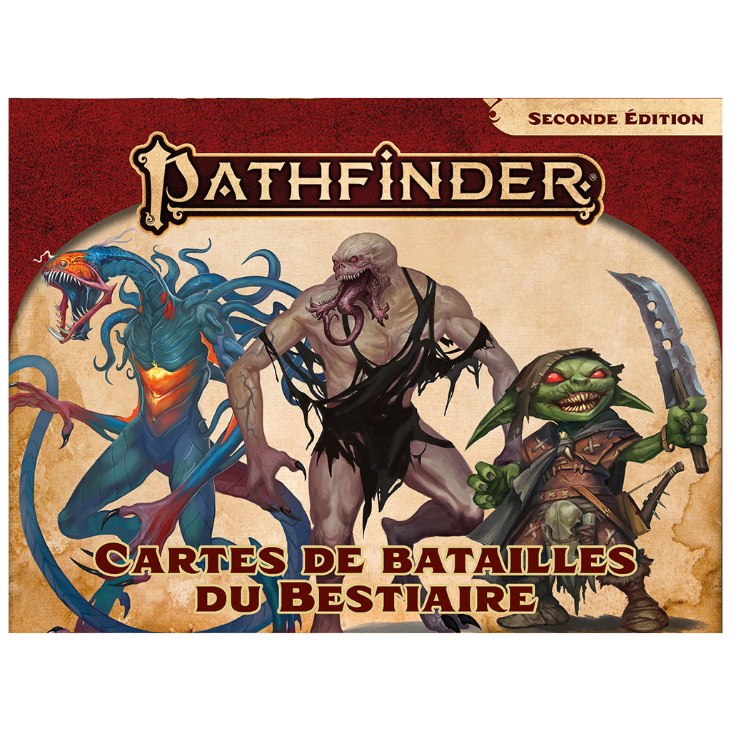 Pathfinder 2 - Cartes de Batailles du Bestiaire