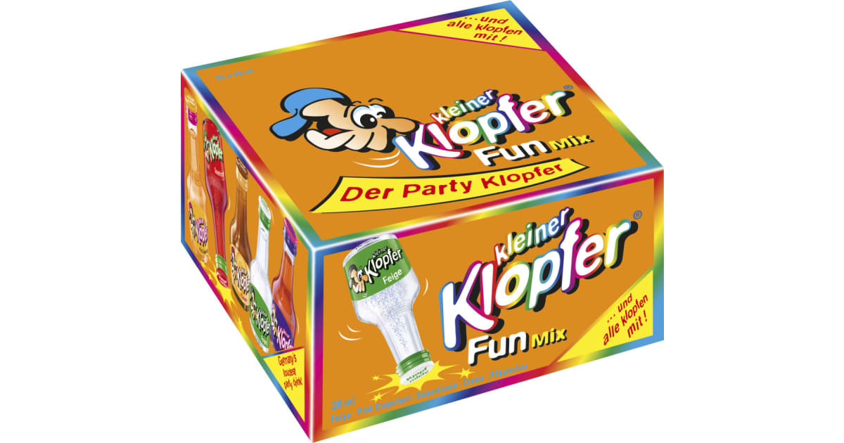 Kleiner Klopfer Fun Mix 16,4% 25x 0,02 Liter (Einweg)