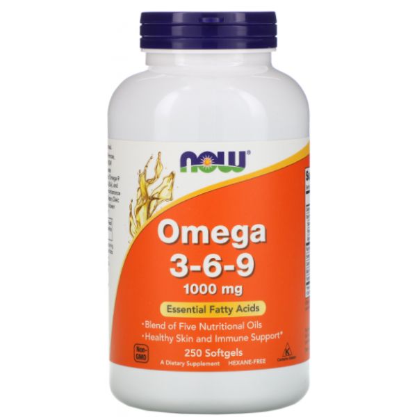 Now Omega 3-6-9 1000mg 100 Cápsulas