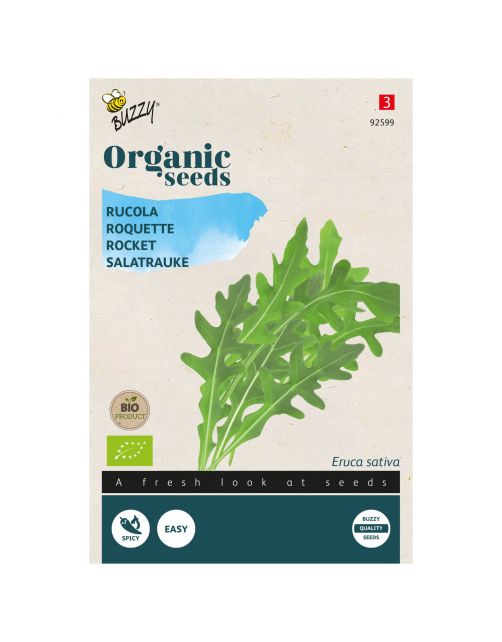 Buzzy Organic Rucola - Bio - Groentezaden - 3 g