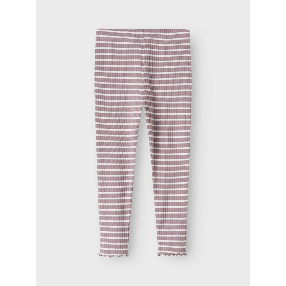Køb Name It Elderberry Bright White Vemma Leggings
