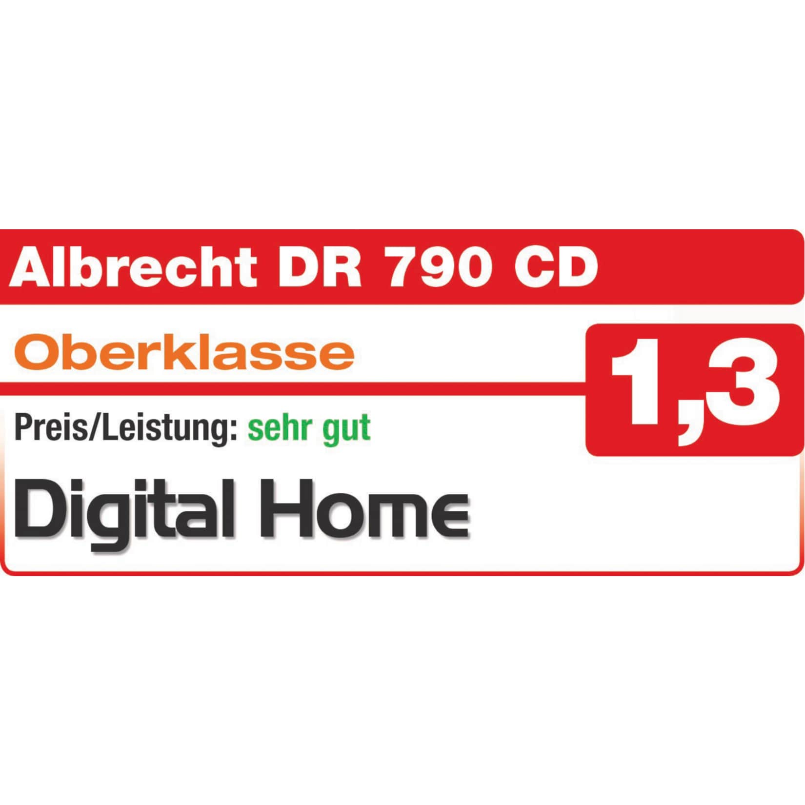 Albrecht DR 790 CD Digitalradio DAB+ mit CD Spieler