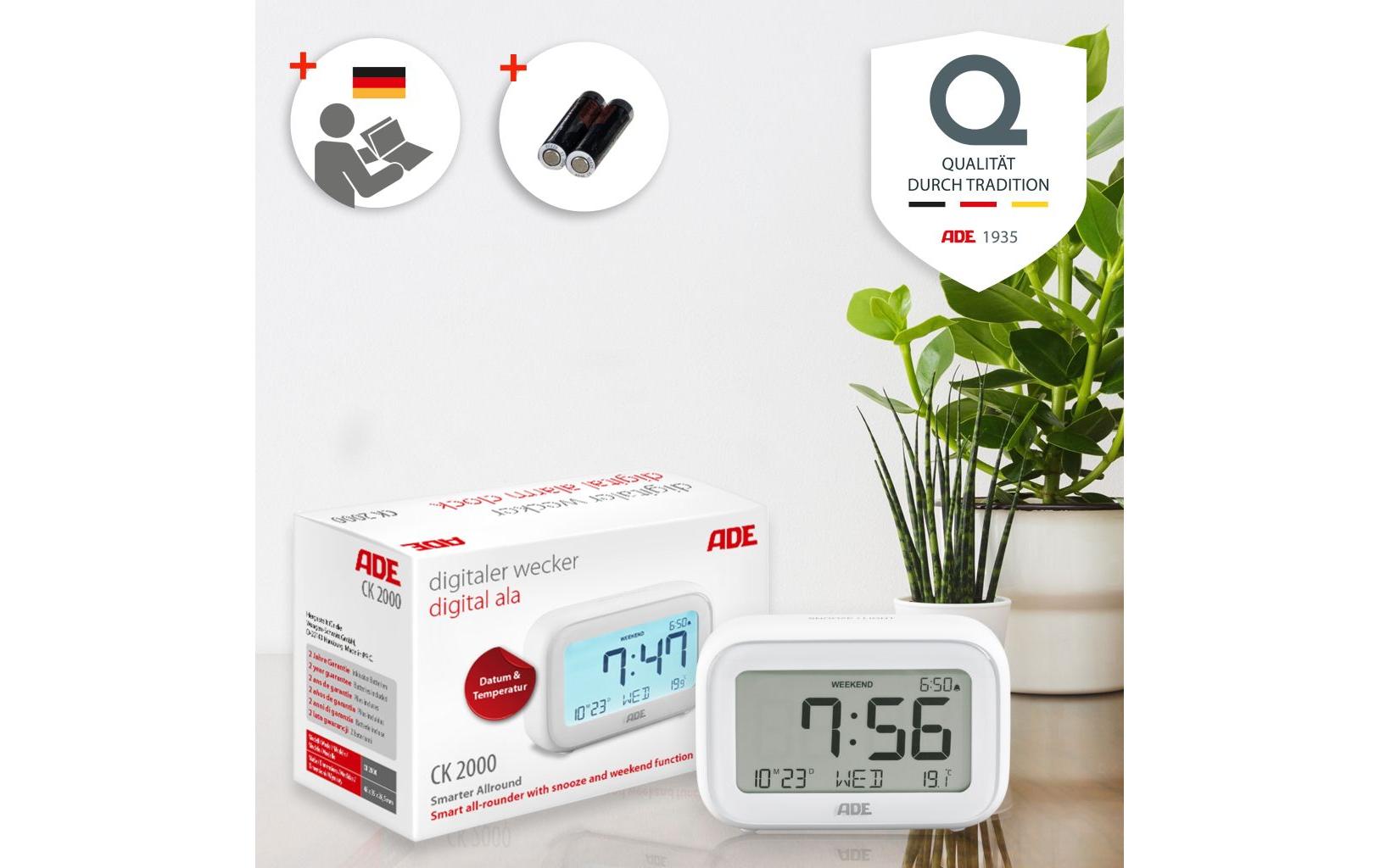 Digitalwecker mit TemperaturanzeigeWecker mit digitaler Anzeige