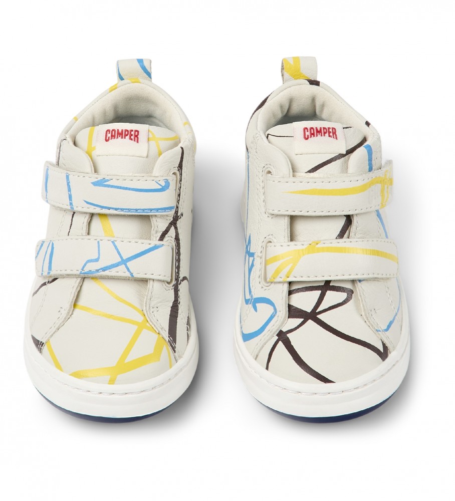 Tênis de couro Camper Runner Four Twins, branco