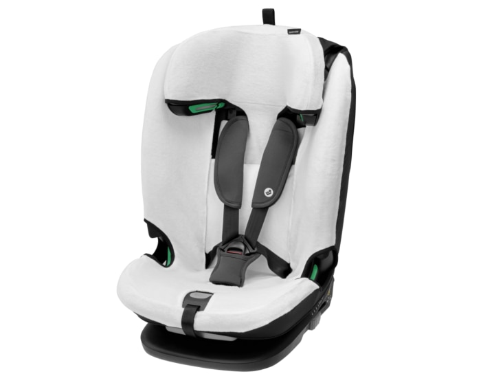 Kindersitzbezug aus Biobaumwolle Titan Pro / Plus i-Size 15 M - 12 Y      Passt perfekt |    100 % Biobaumwolle |    Waschmaschinenfest |    Kindgerechter Komfort |